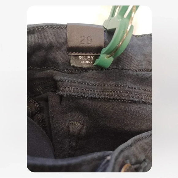 Vince Black Wash Riley  Skinny Jeans Size 29 - Picture 13 of 14